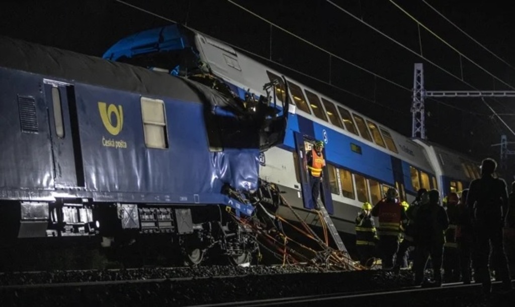 Accidente de tren deja un muerto en República Checa