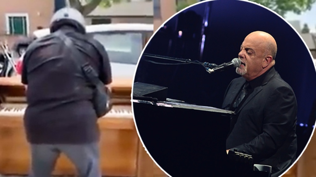 Billy Joel ofrece show improvisado en plena calle