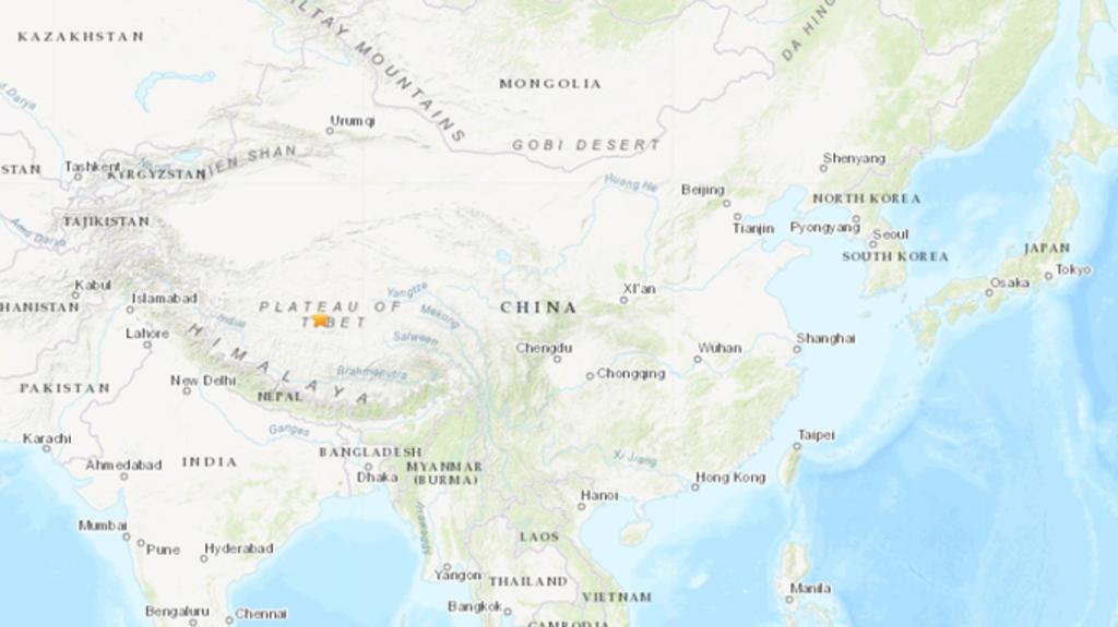 Sismo de 6.3 sacude a la región autónoma China del Tíbet