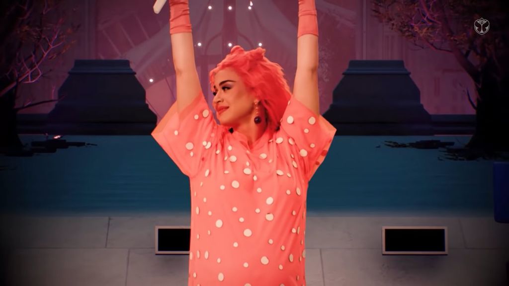 Katy Perry canta en Tomorrowland digital antes de volverse mamá