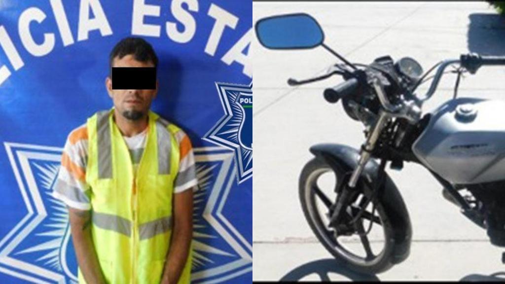 Detienen a sujeto por el robo de una motocicleta en Ciudad Lerdo