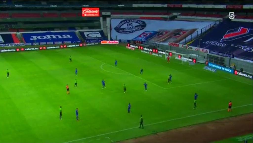 Nuevas luces del Estadio Azteca fallan en su presentación