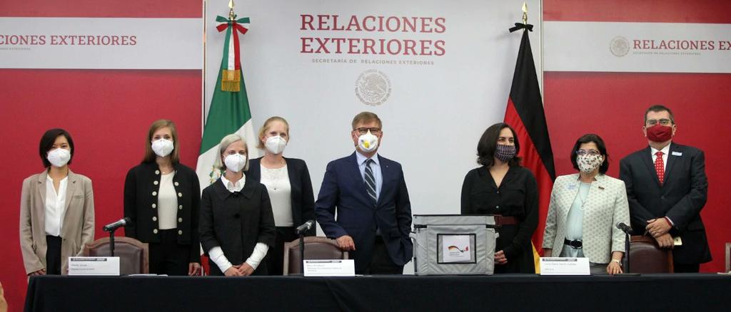 Dona Alemania a México 100 mil pruebas para detectar COVID-19