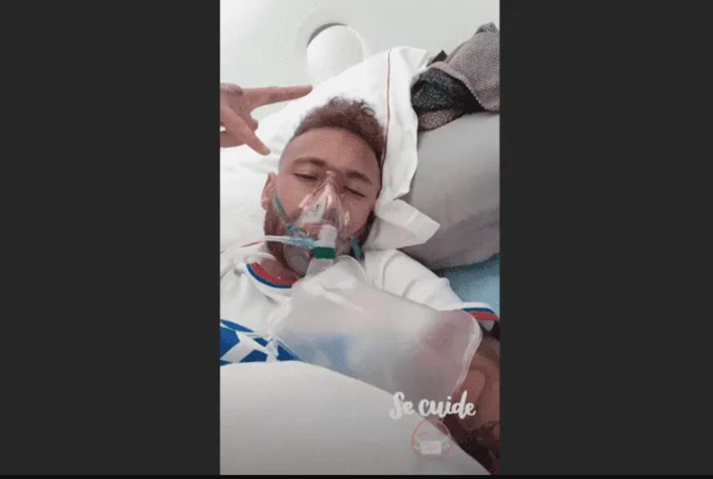 Neymar publica fotografía con respirador y preocupa a aficionados del PSG