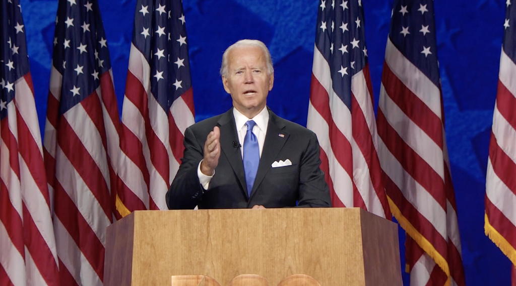 Acepta Joe Biden nominación demócrata a Presidencia de EUA