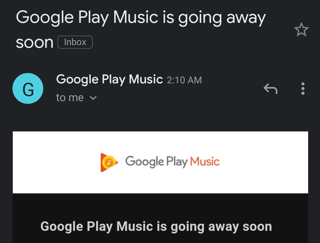 Desaparece servicio de Google Play Music