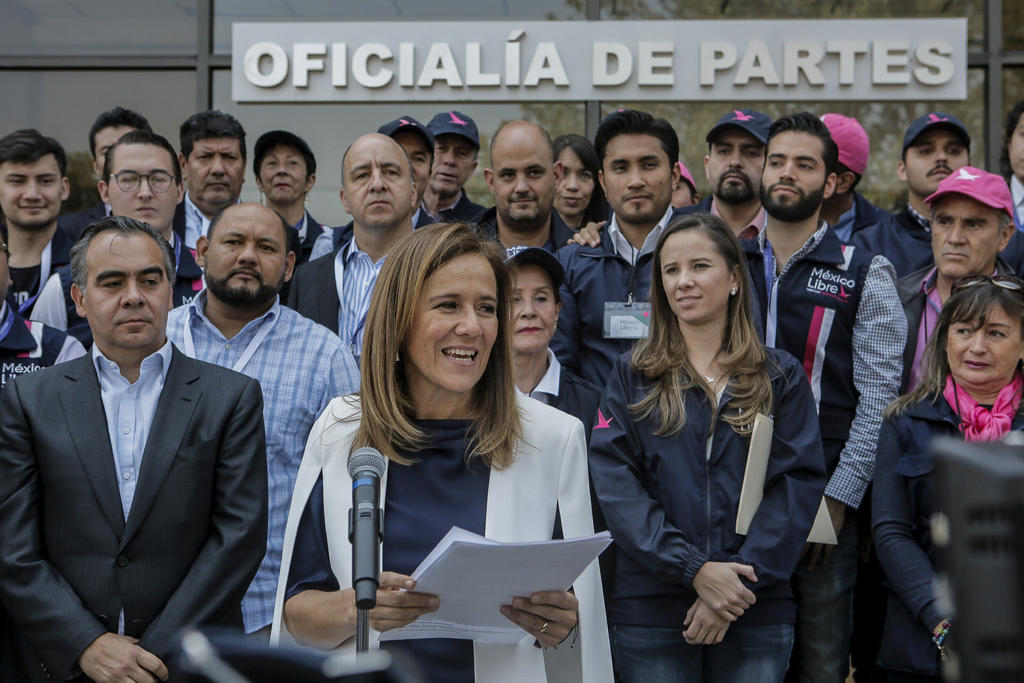 Acusa Margarita Zavala presiones de Presidencia contra registro a México Libre