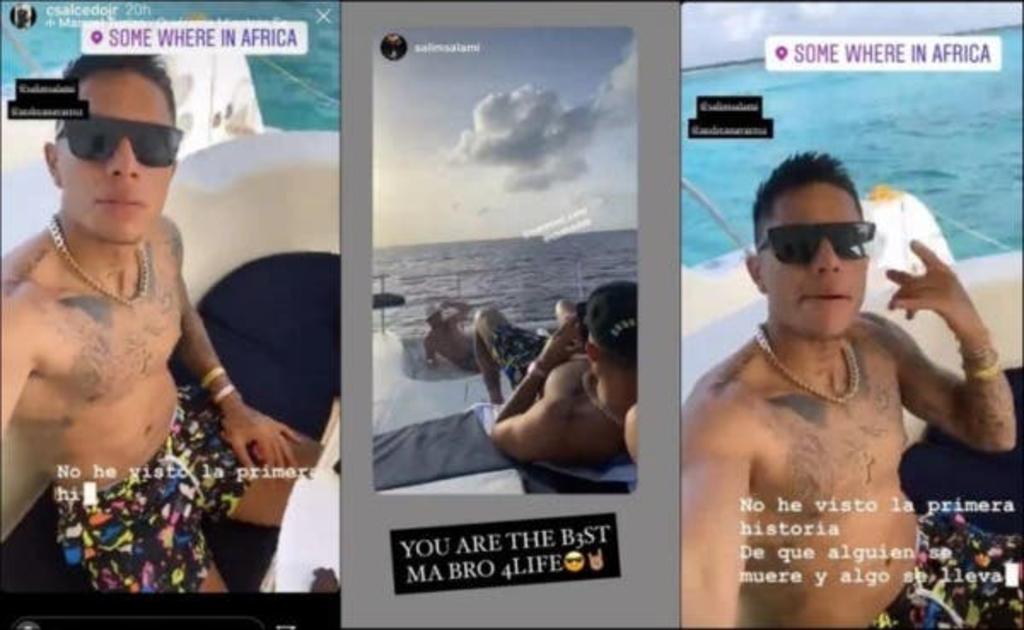 Carlos Salcedo se va de fiesta y vacaciones en Cancún