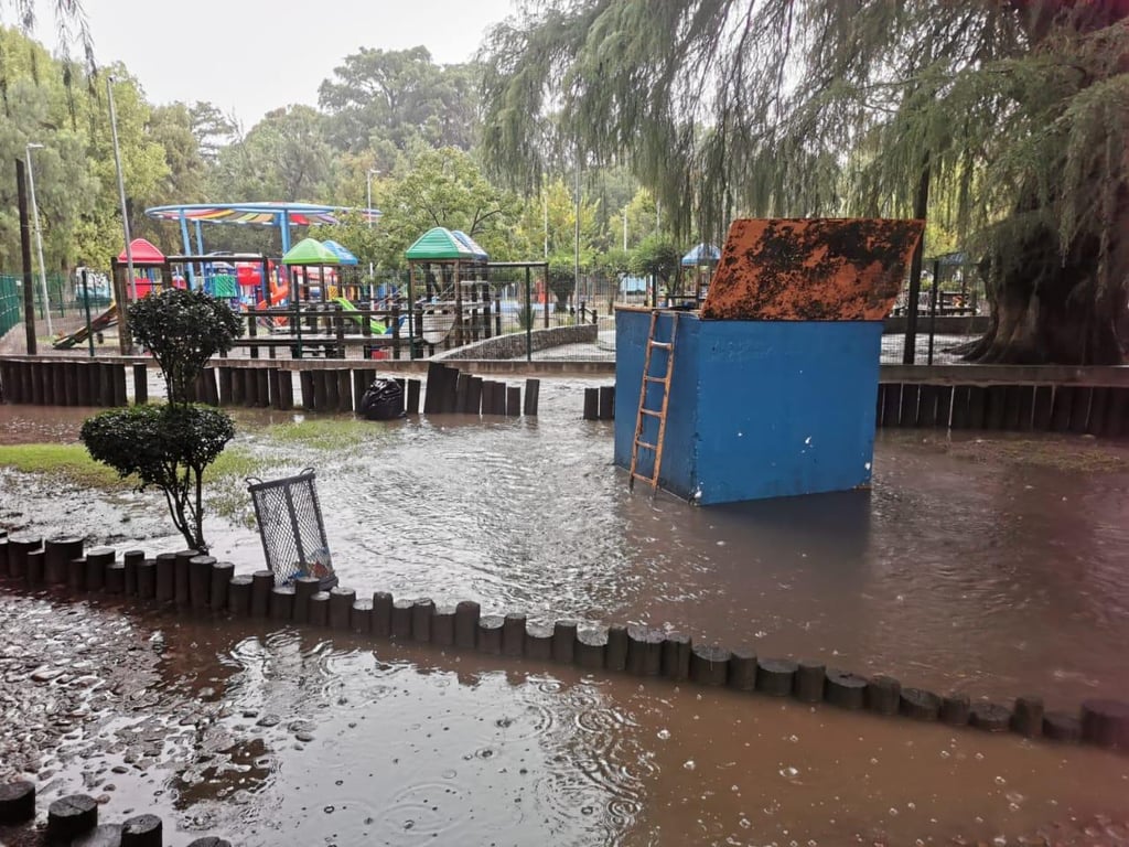 Inundación parcial en el Parque Guadiana