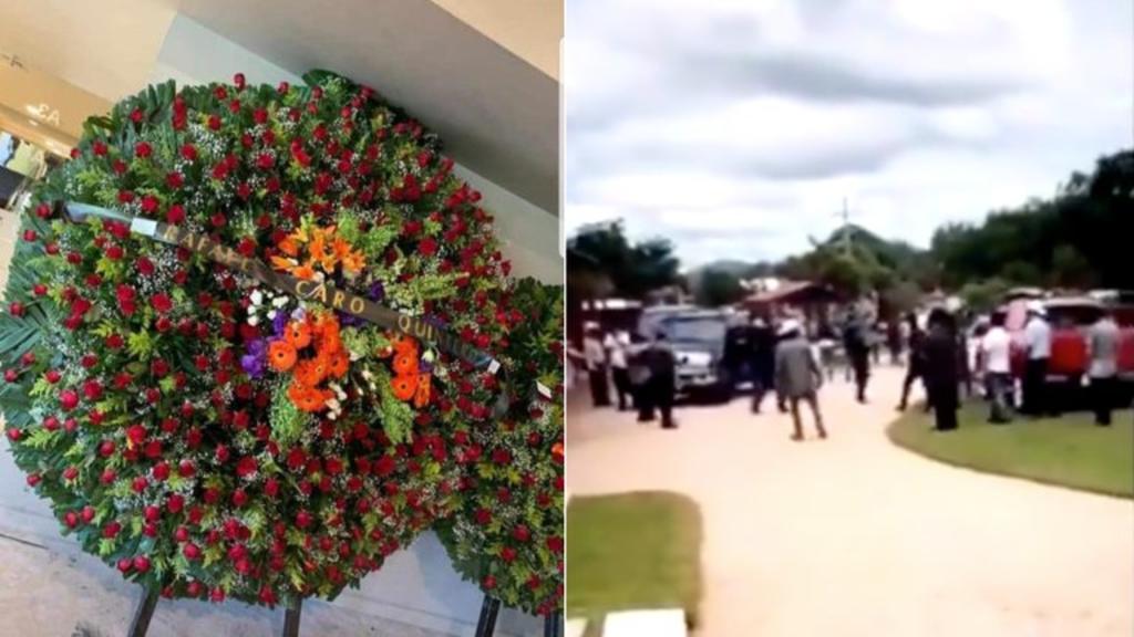 Envía Caro Quintero corona de flores a funeral de presunto sicario en Sinaloa