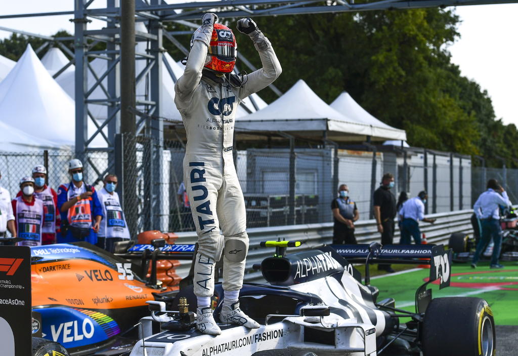 Triunfa Pierre Gasly en el Gran Premio de Italia de la Fórmula 1