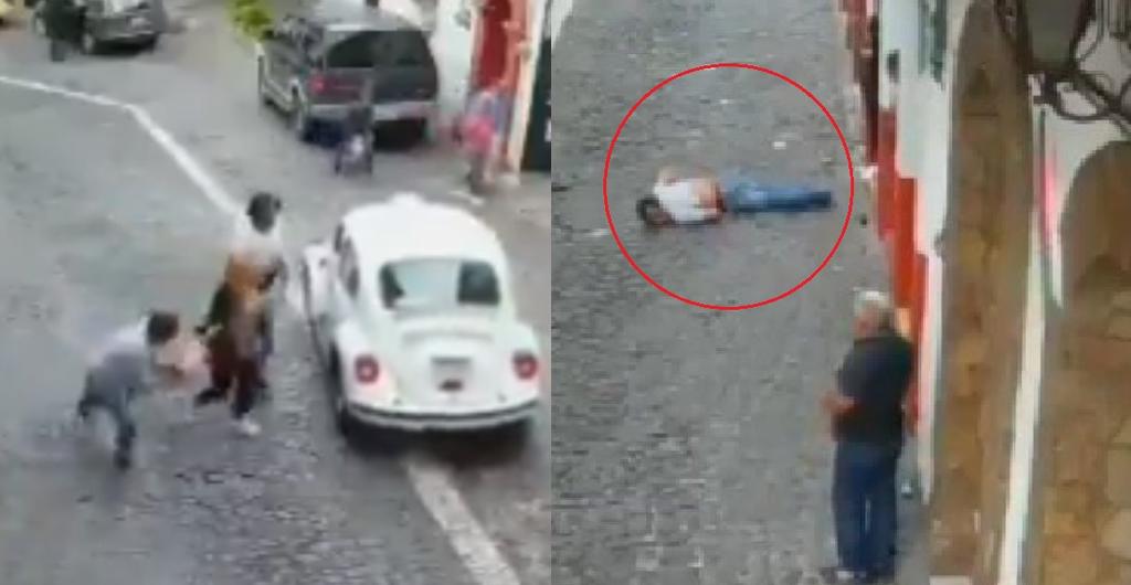 Sujeto termina golpeado tras intentar robar bolsa a mujer en Guerrero