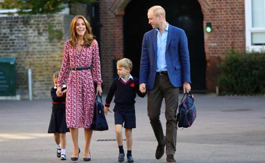 Príncipe William celebra el regreso a clases