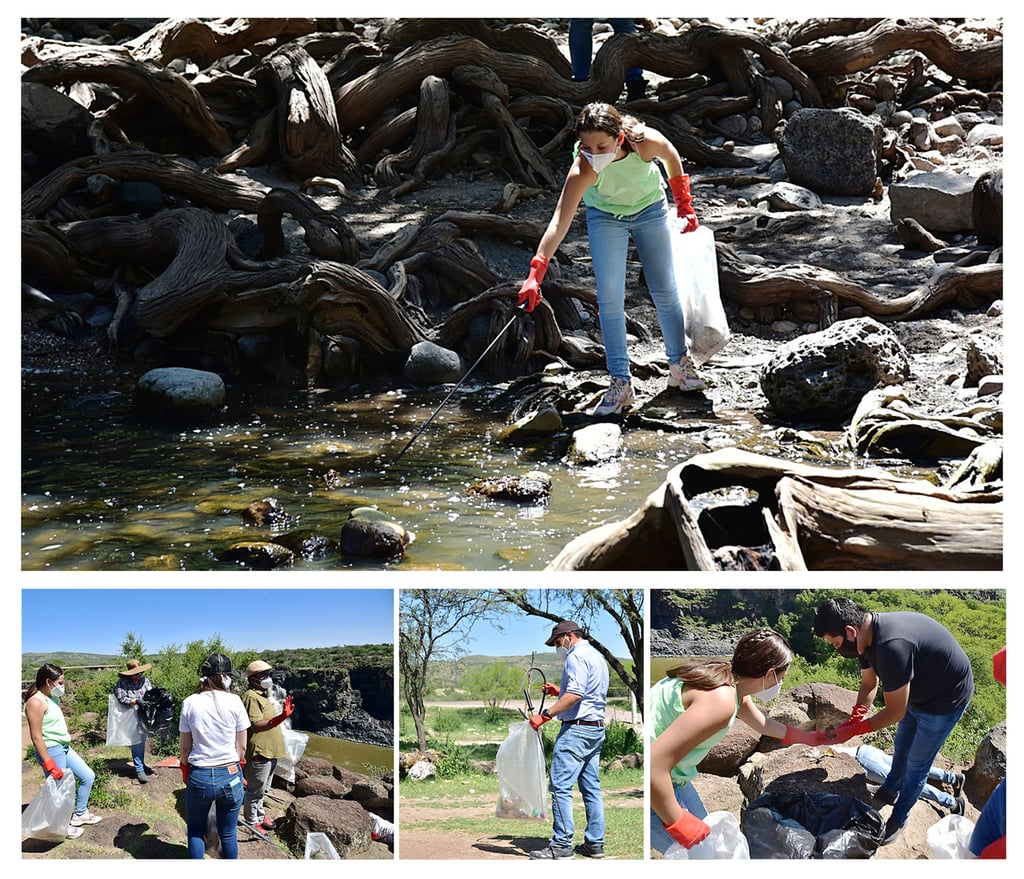 Continúan jornadas  de limpieza en centros ecoturísticos de Durango