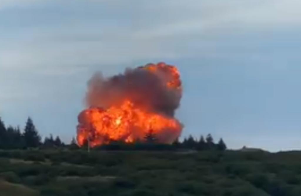 Lanzamiento de un cohete culmina en una explosión tras malfuncionamiento
