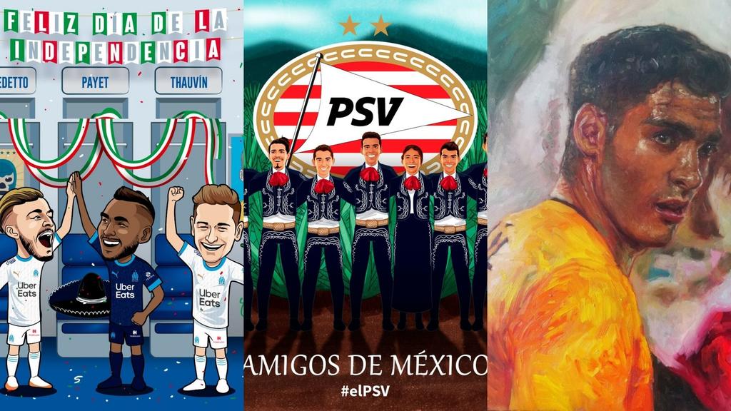 El mundo del futbol celebran el Día de la Independencia de México