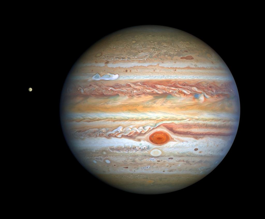 Telescopio Hubble captura una nueva y nítida imagen de Júpiter