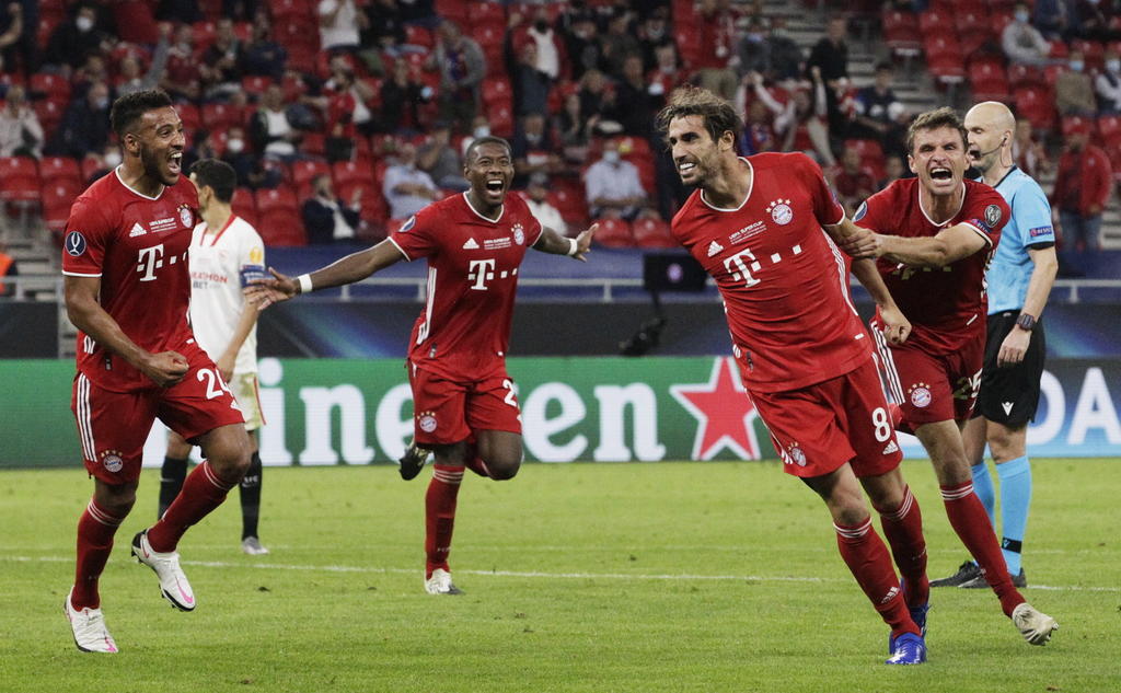 Bayern Múnich se impone ante el Sevilla para ganar la Supercopa de Europa
