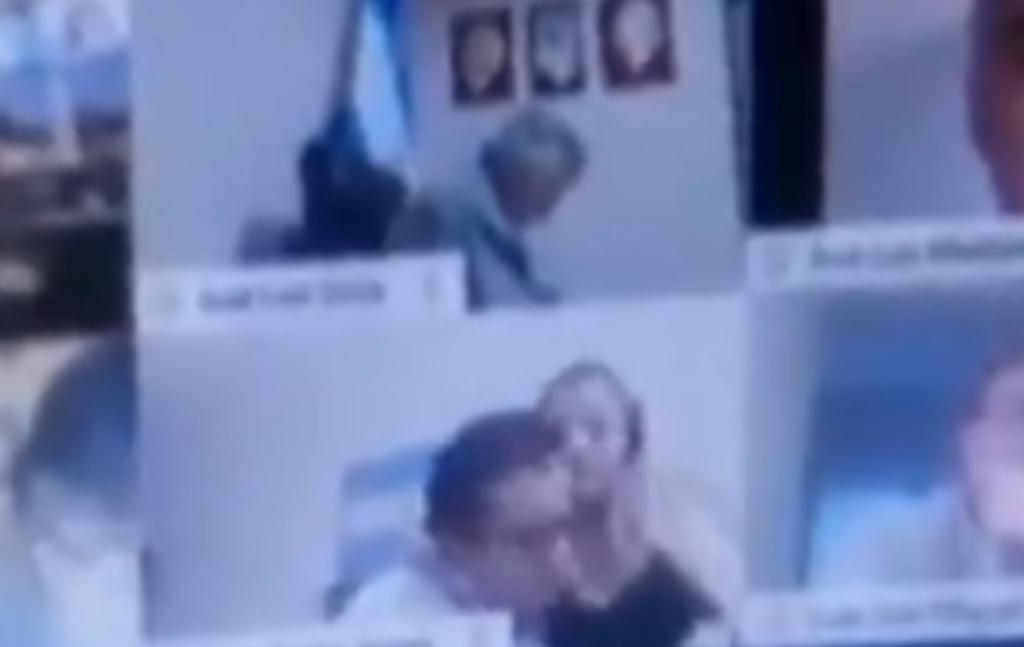 Renuncia diputado argentino por besar y tocar a mujer en plena sesión en línea