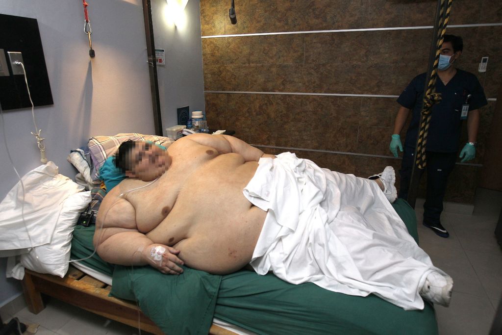 El hombre más gordo supera al coronavirus