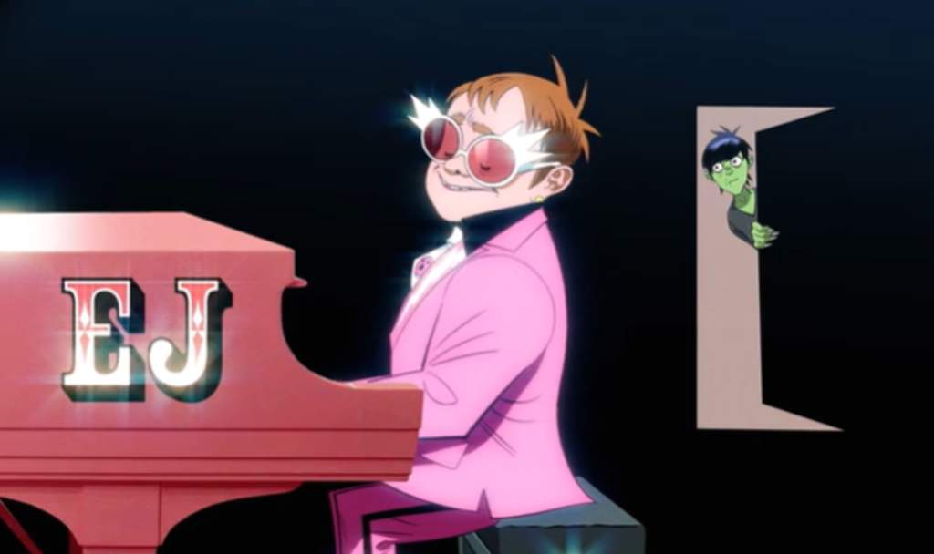 Gorillaz y Elton John estrenan colaboración musical