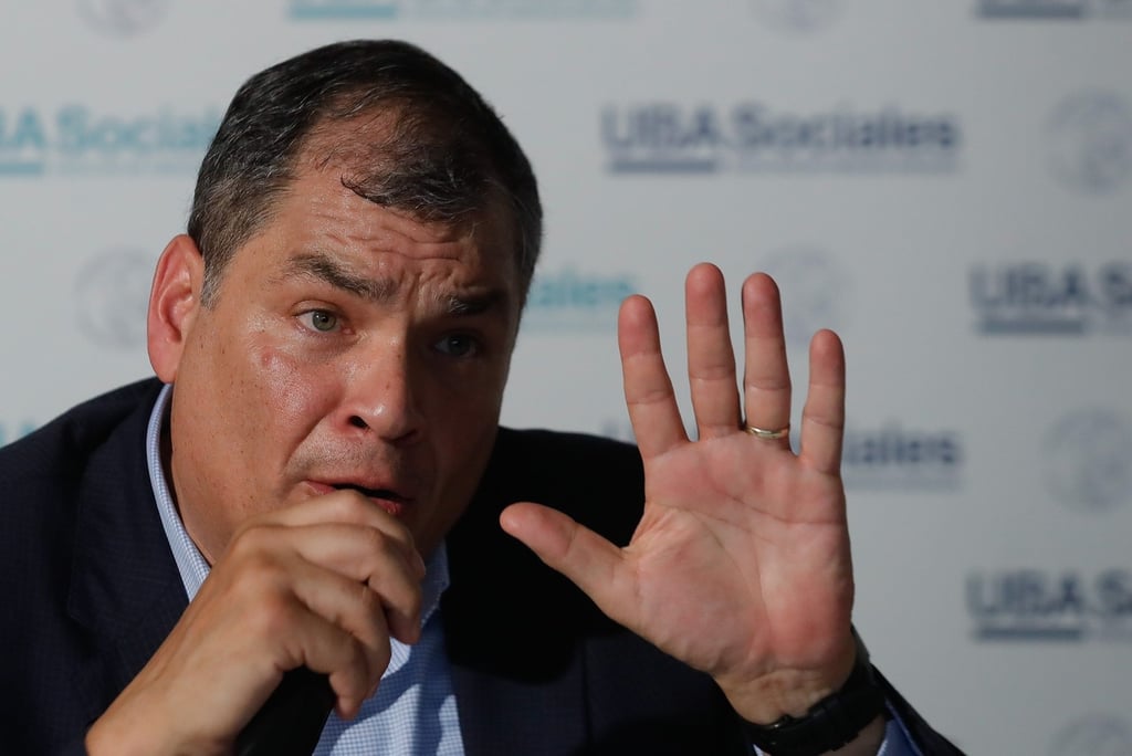 Frenan candidatura de Rafael Correa