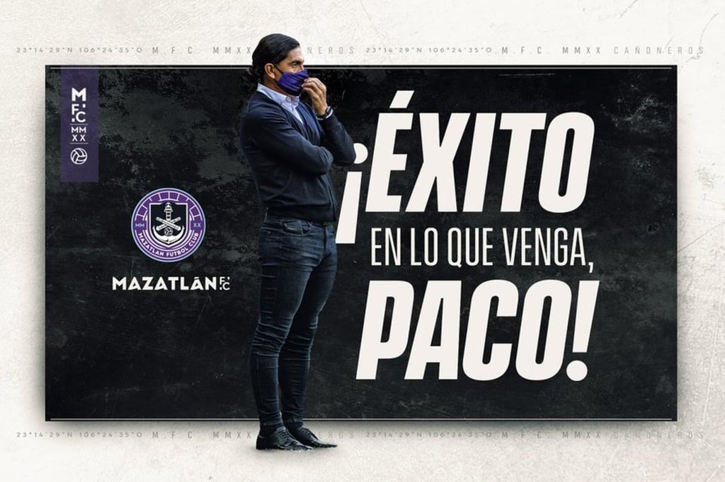 'Paco' Palencia deja de ser entrenador de Mazatlán F.C.