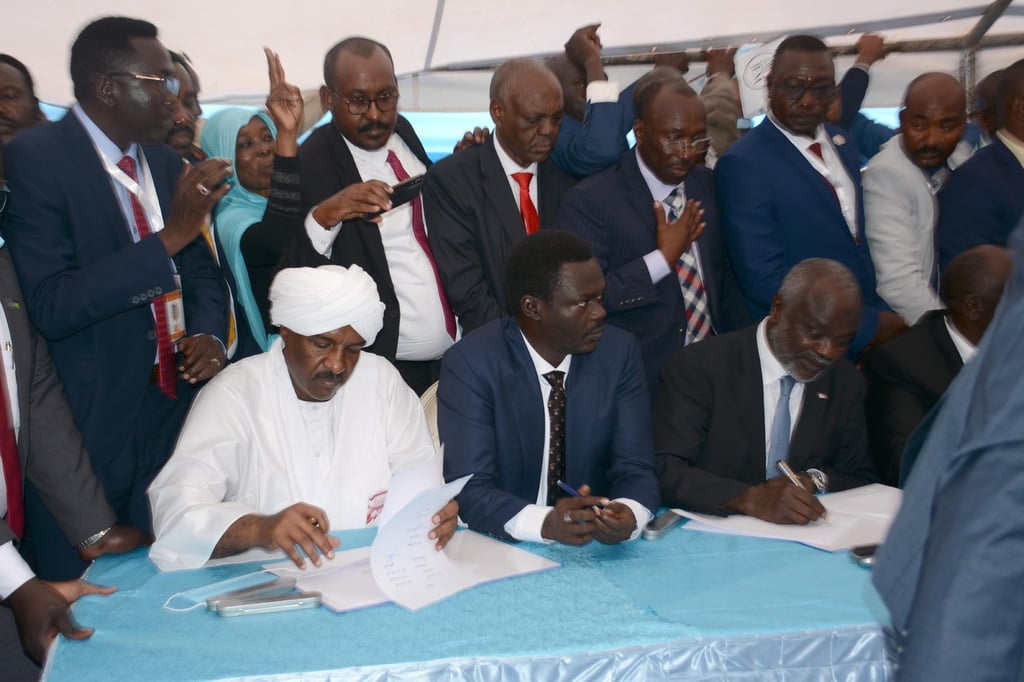 Firman un acuerdo de paz en Sudán