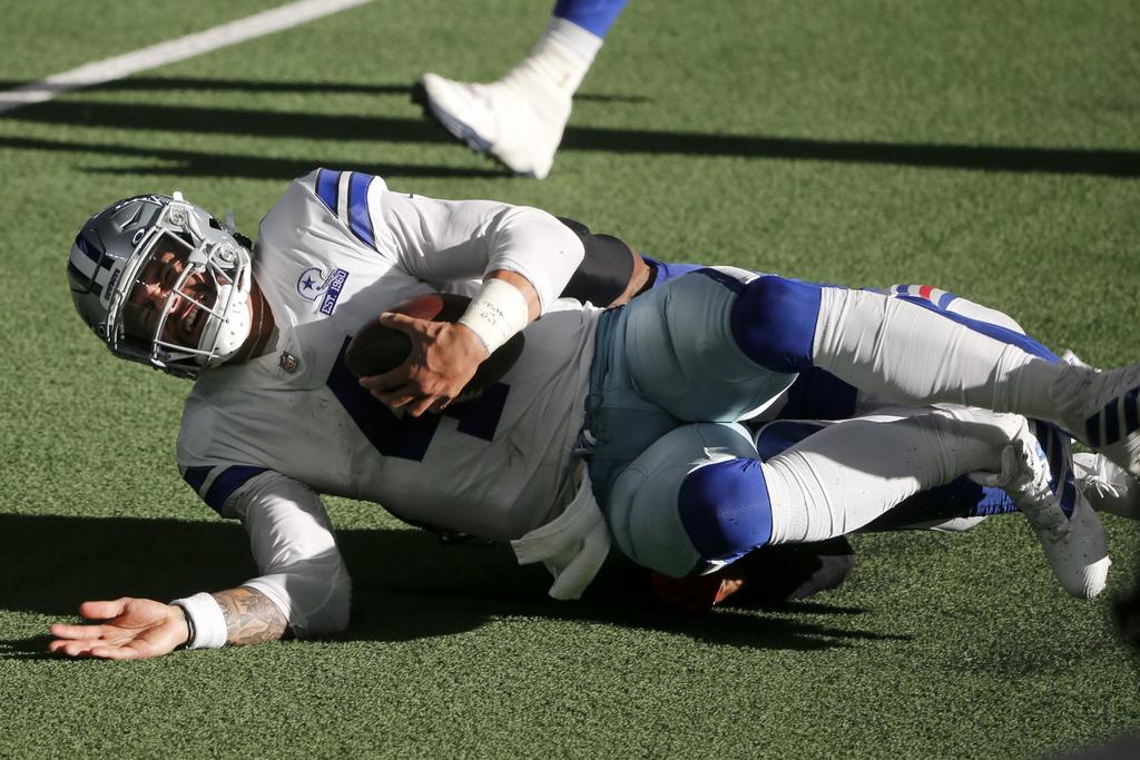 Se lesiona 'Dak' Prescott, quarterback de los Vaqueros de Dallas