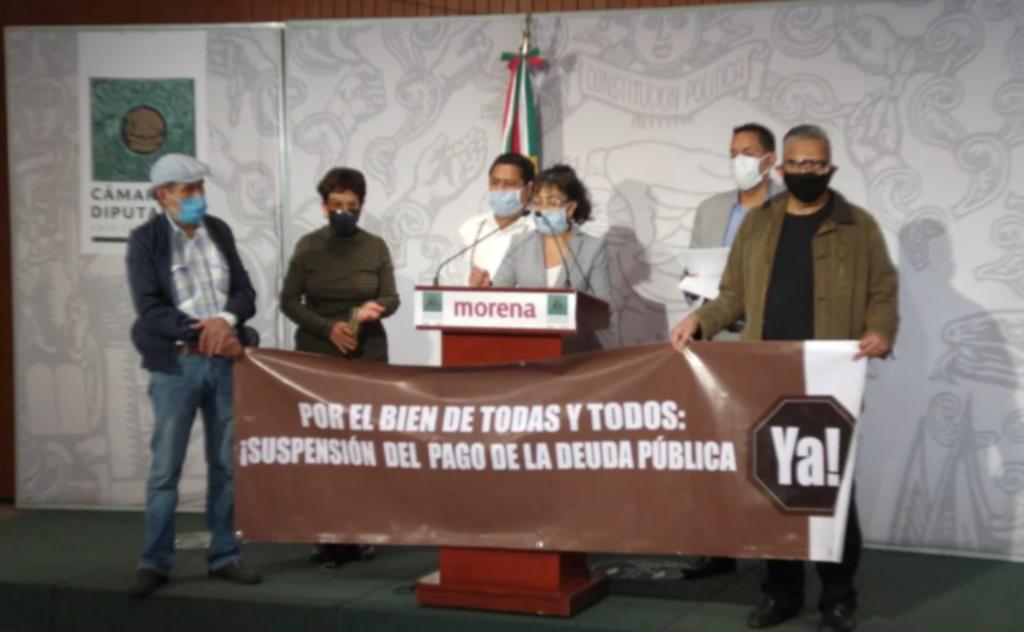 Diputada de Morena busca que le perdonen a México la deuda externa