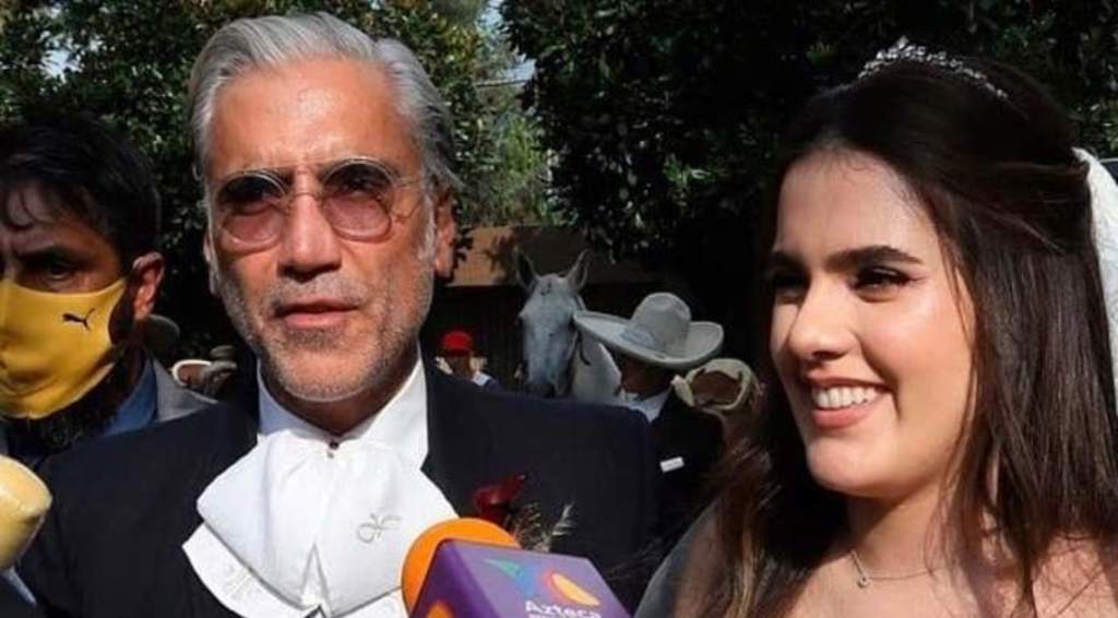 Alejandro Fernández sufrió con la boda de su hija