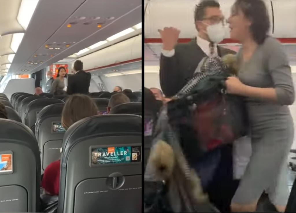 Pasajera es bajada del avión por negarse a usar cubrebocas