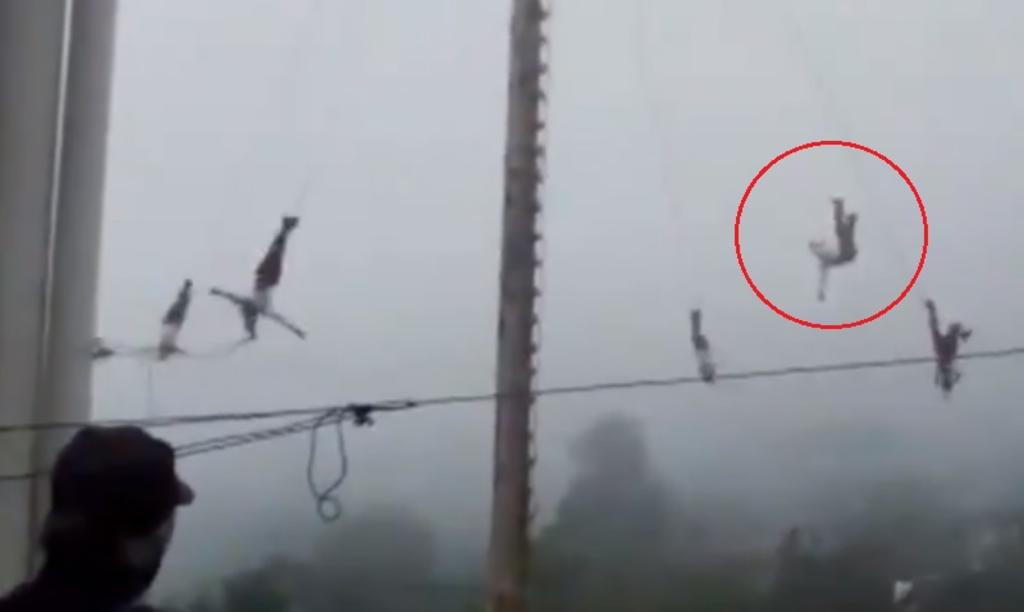 Reportan estable a Volador de Papantla tras sufrir caída de 20 metros de altura
