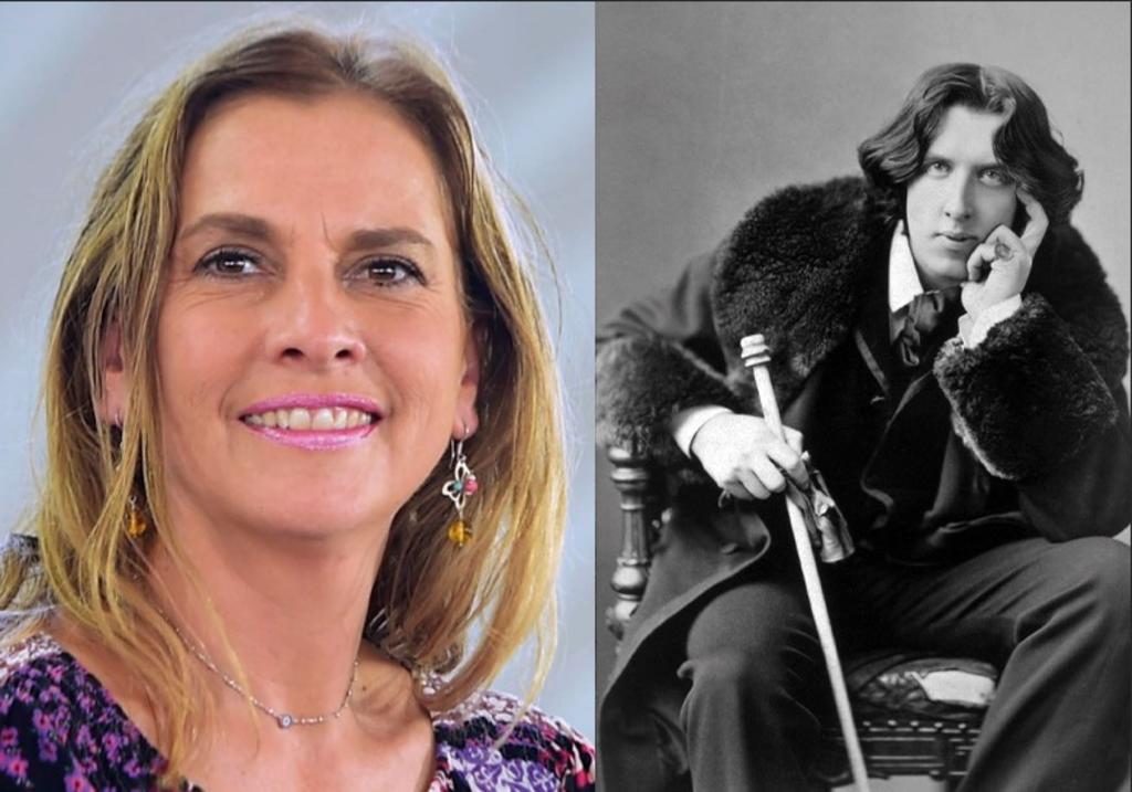Beatriz Gutiérrez Müller le cambia la nacionalidad a Oscar Wilde