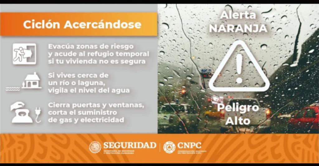 Activan alerta naranja por la tormenta tropical 'Zeta' en Quintana Roo y Yucatán