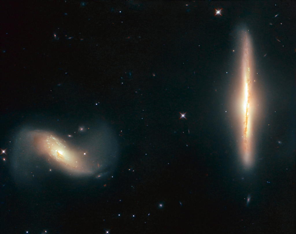 Identifican una rara clase de galaxias que emiten rayos gamma
