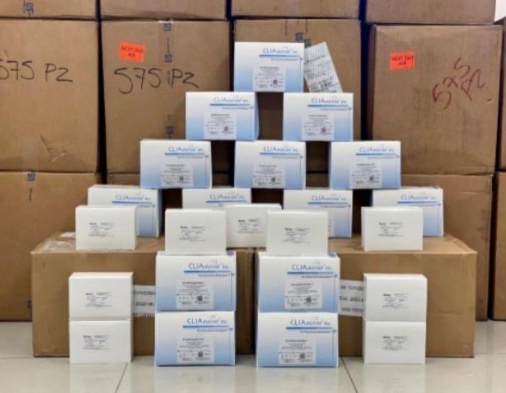 Aduanas decomisa más de 10 mil pruebas de COVID-19 en Ciudad Juárez