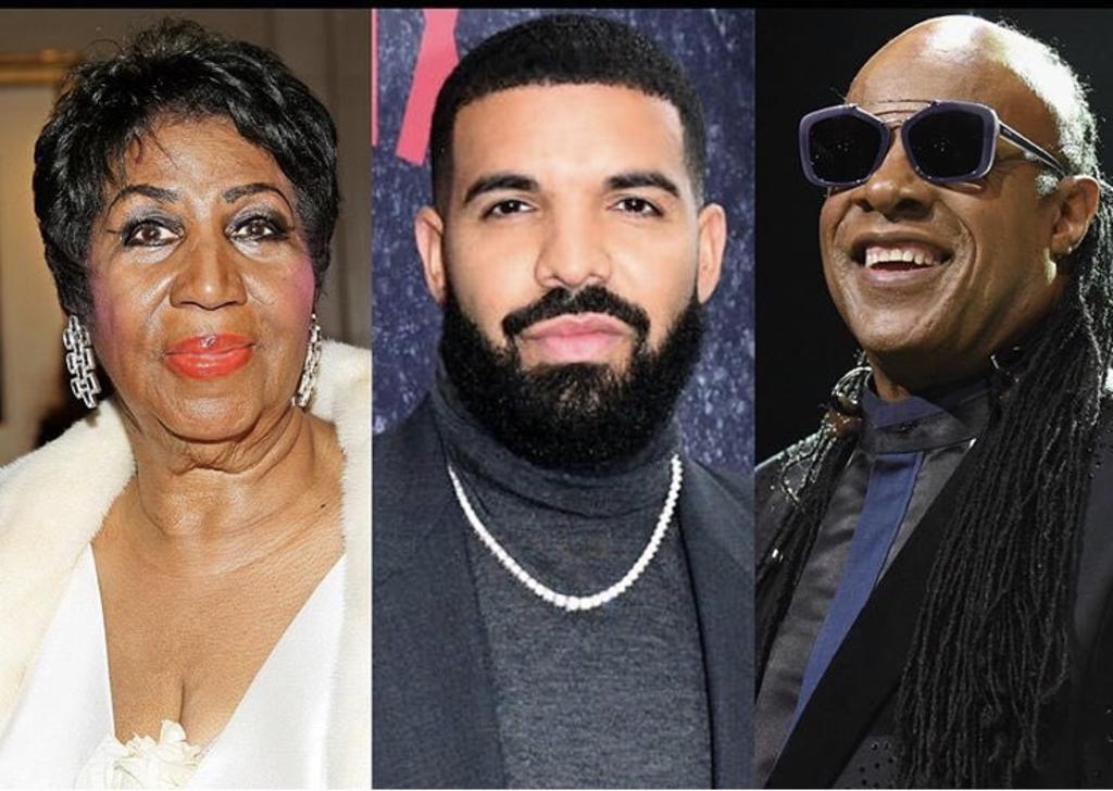 Drake supera récord de Aretha Franklin y Stevie Wonder en Billboard