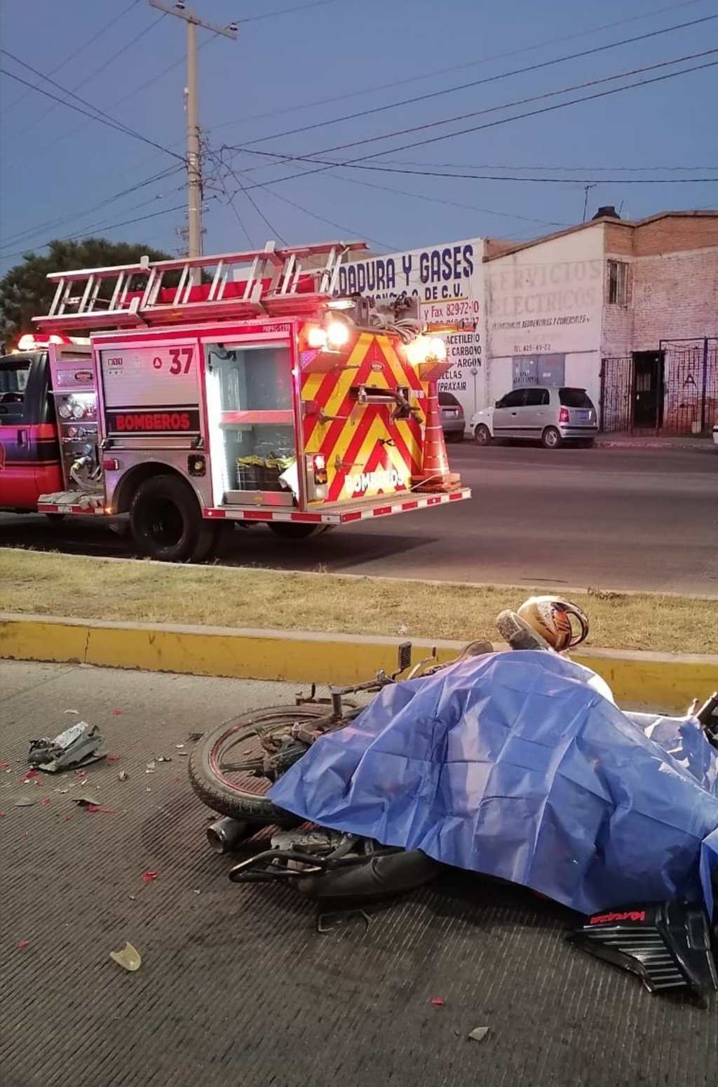 Falleció motociclista tras choque con camión 'maquilero'