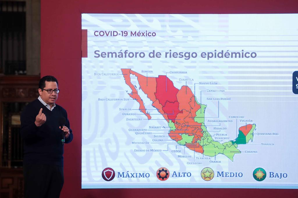 Así se presenta el nuevo semáforo COVID en México