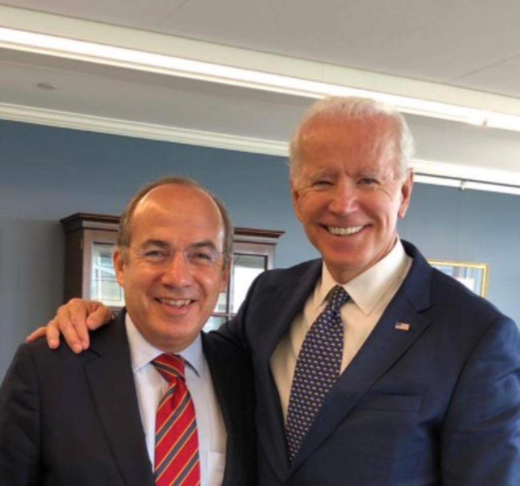 Felipe Calderón felicita a Joe Biden por la victoria en Estados Unidos
