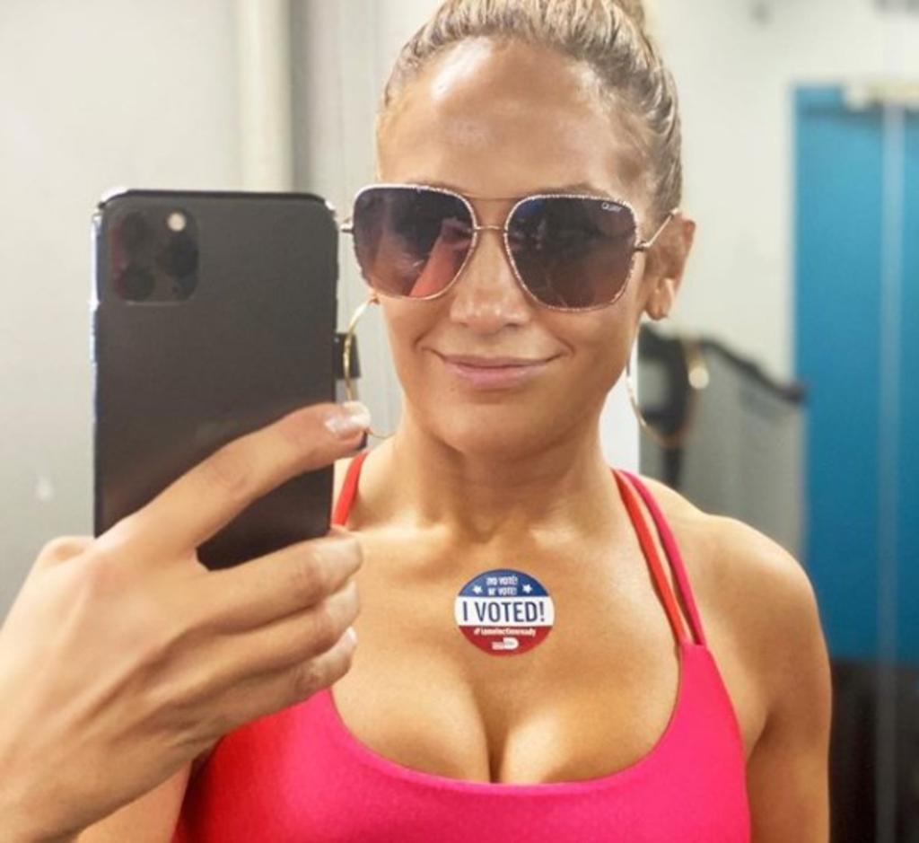 Jennifer Lopez comparte video llorando de felicidad por victoria de Joe Biden