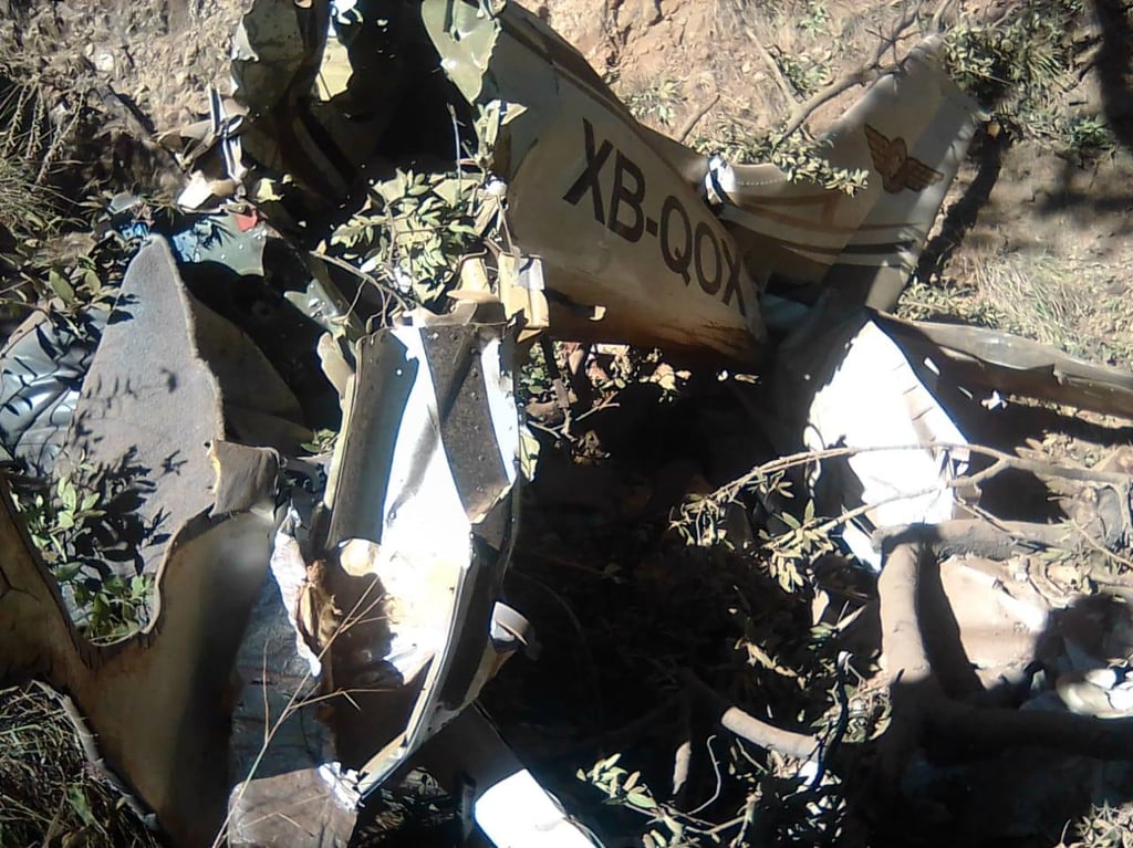 Identifican a víctimas de accidente aéreo en Canelas