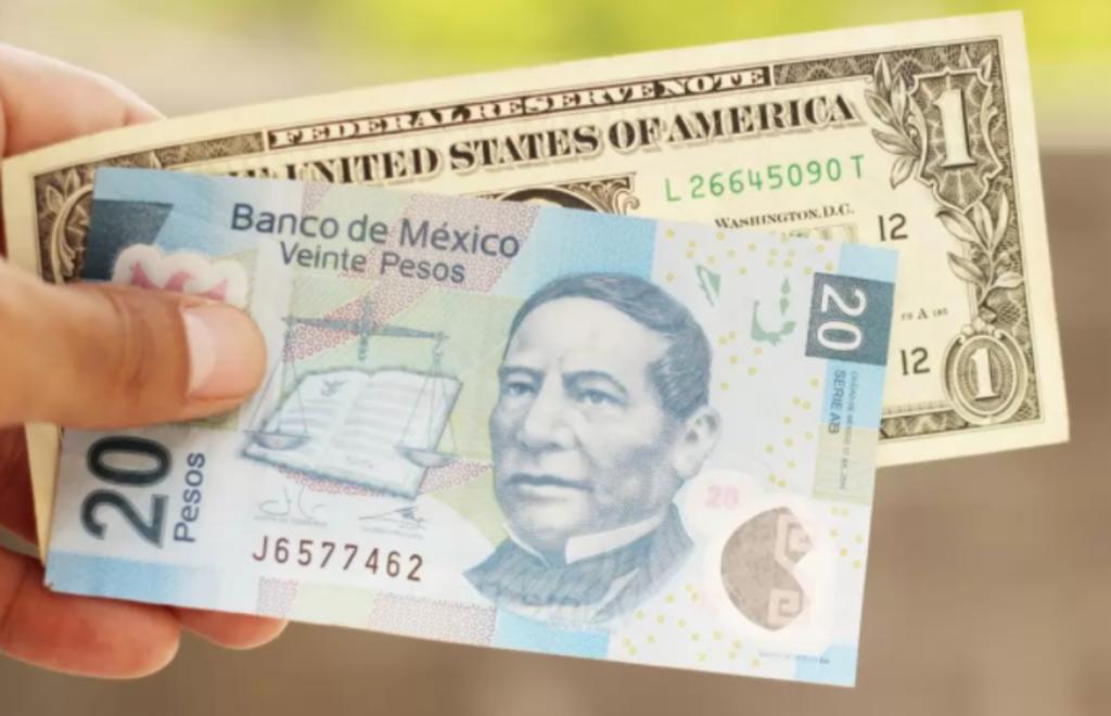 Dólar inicia semana en casi 20 pesos
