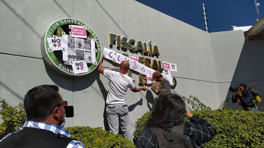 'Clausuran' instalaciones de Fiscalía de Guanajuato tras asesinato de periodista en Salamanca
