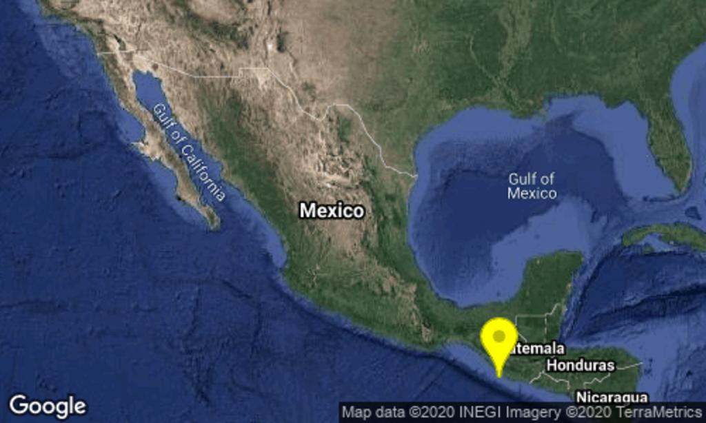 Registran sismo de magnitud 5.0 en Chiapas; descartan tsunami
