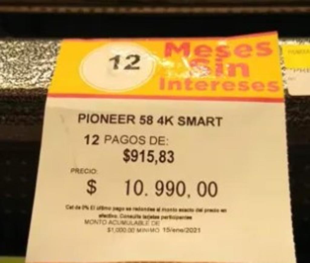 Exige a Aurrera validar oferta de pantalla de 58' a 10 pesos durante el Buen Fin