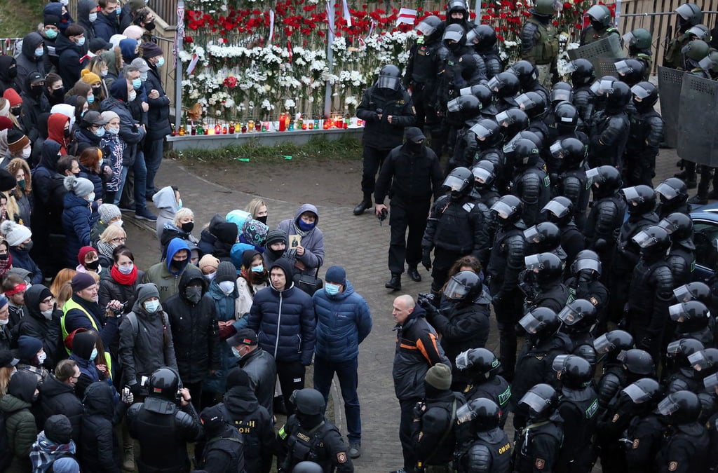 Deja protesta 550 detenidos en Bielorrusia