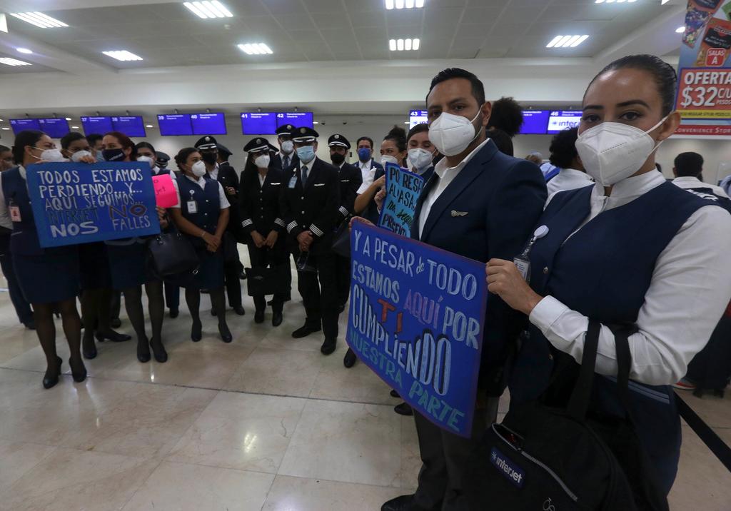 Trabajadores de Interjet emplazan a huelga para el 19 de noviembre