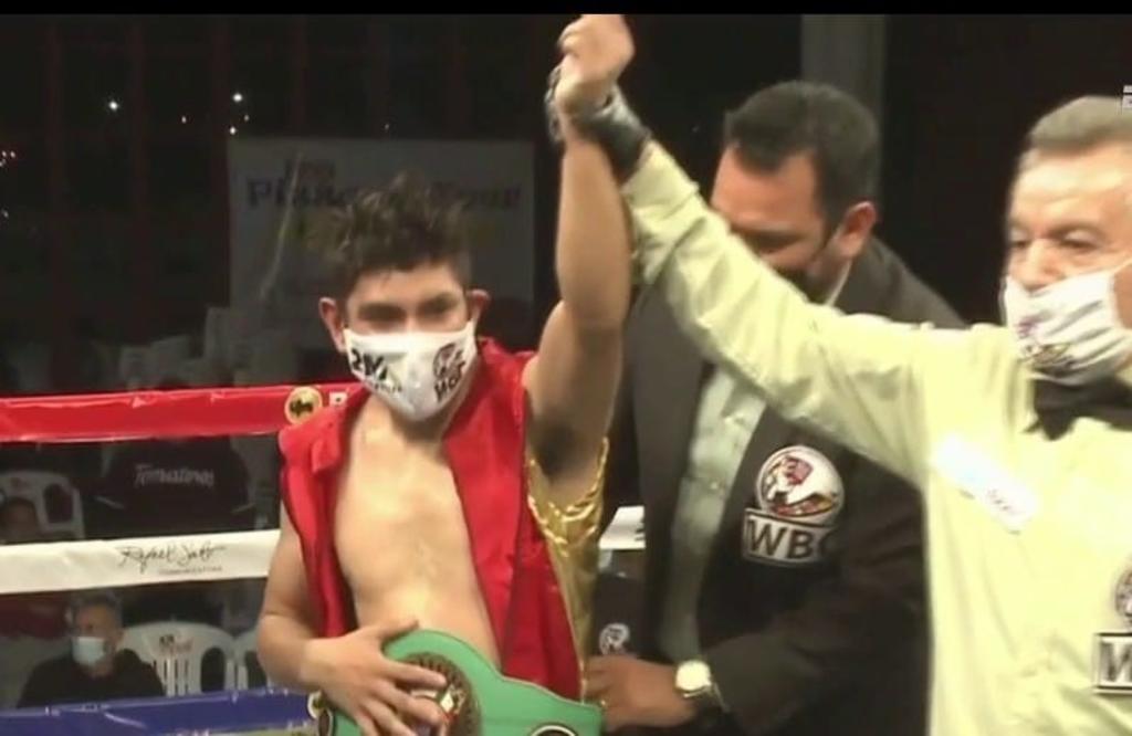 Lagunero Gohan Rodríguez gana título NABF WBC